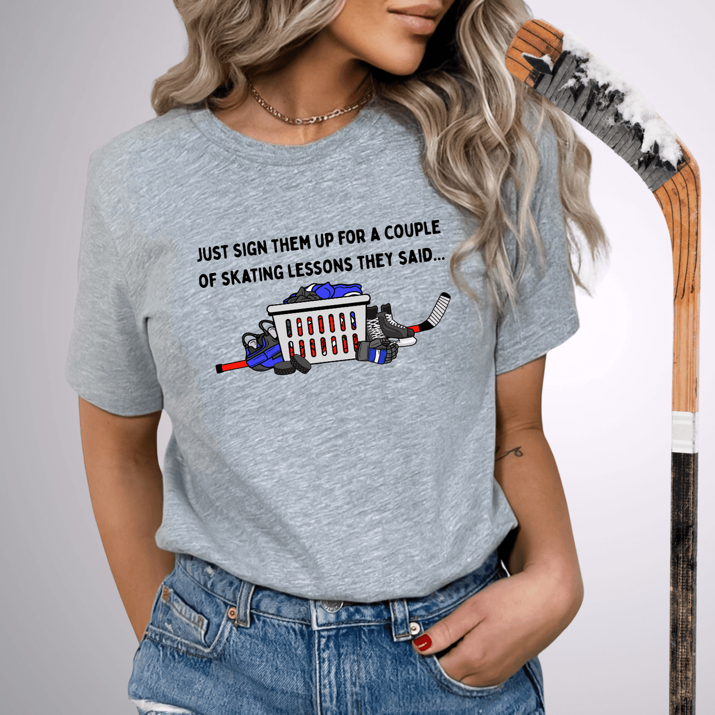 Skating Lessons T-Shirt Athletic Heather / S T-Shirt