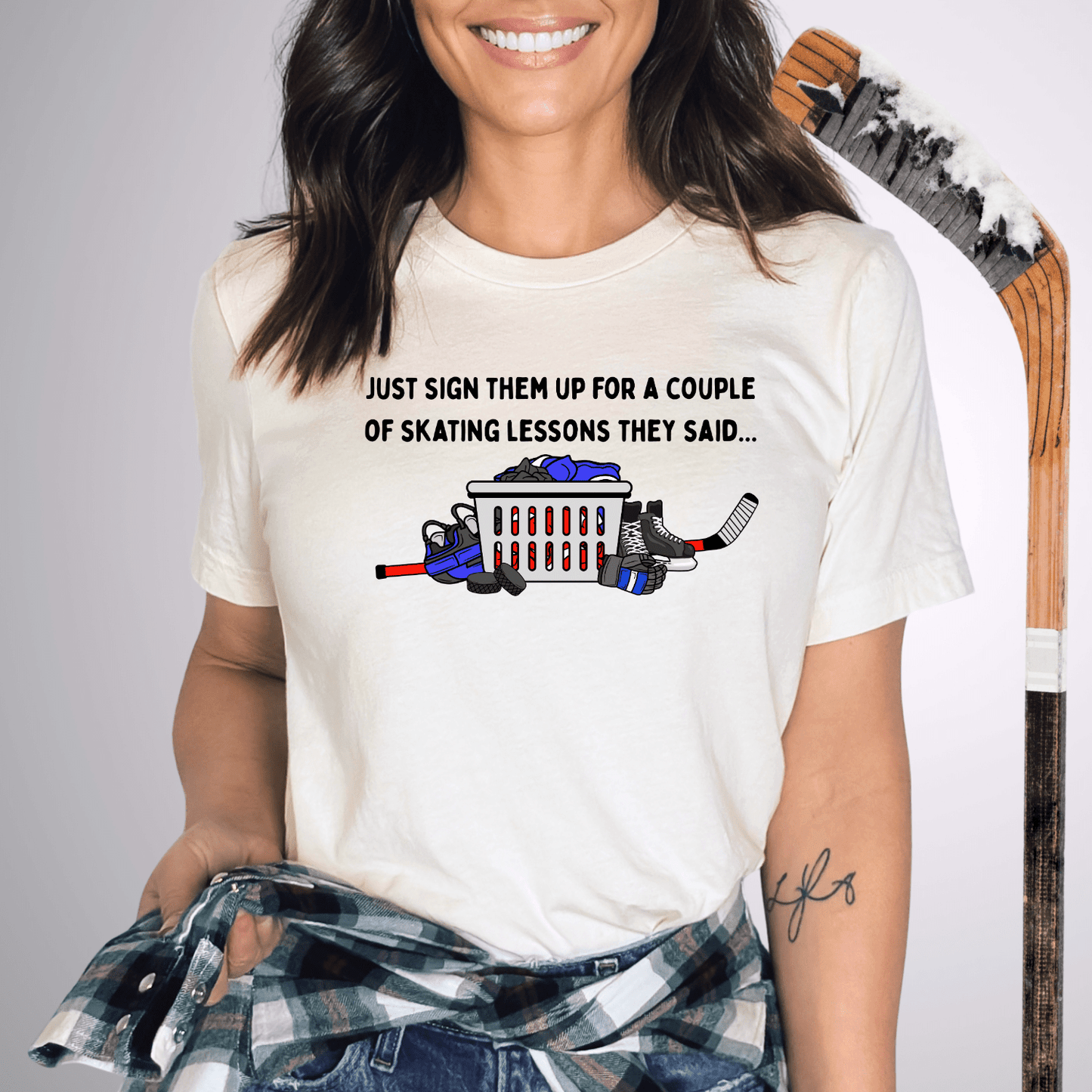 Skating Lessons T-Shirt Natural / S T-Shirt