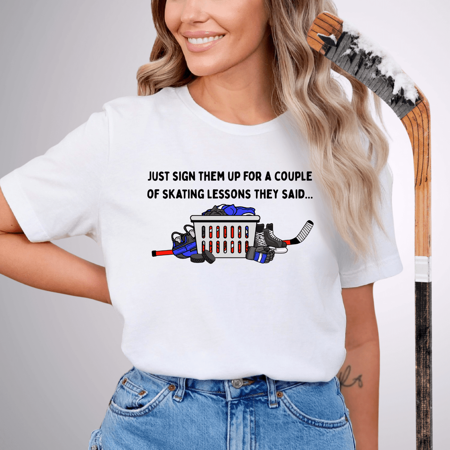 Skating Lessons T-Shirt White / S T-Shirt