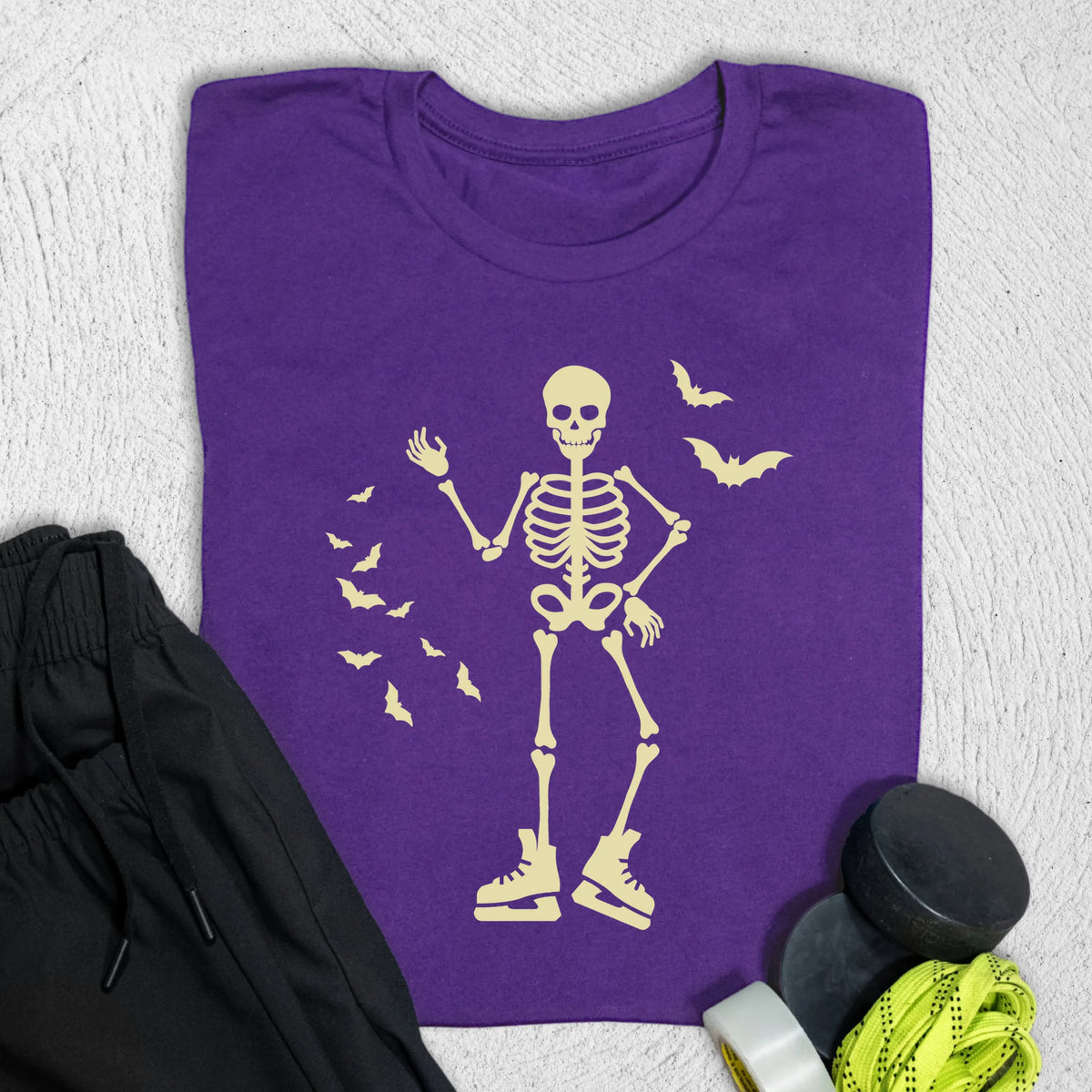 SkeleSkater T-Shirt S / Team Purple T-Shirt