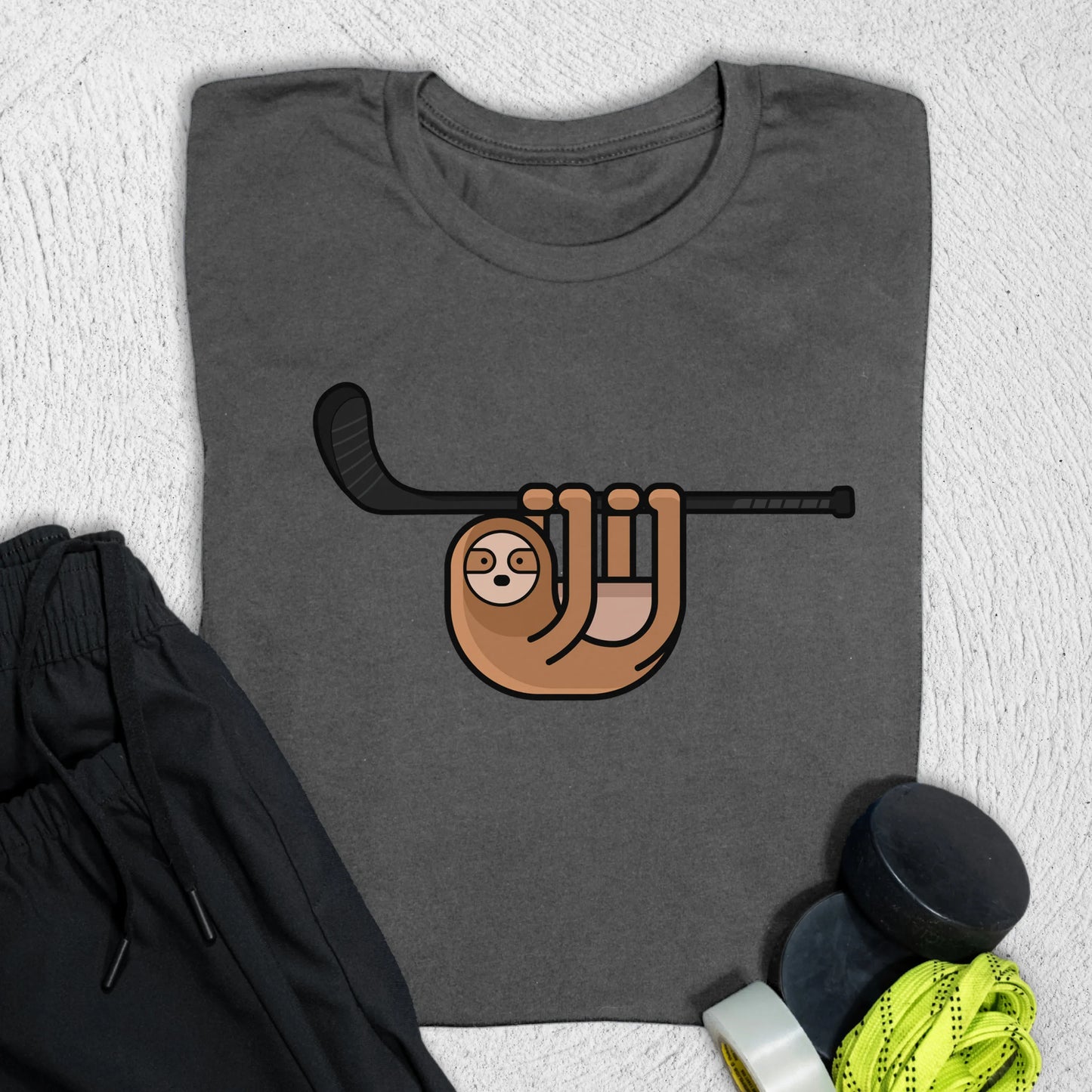 Slothin' Around T-Shirt S / Asphalt T-Shirt