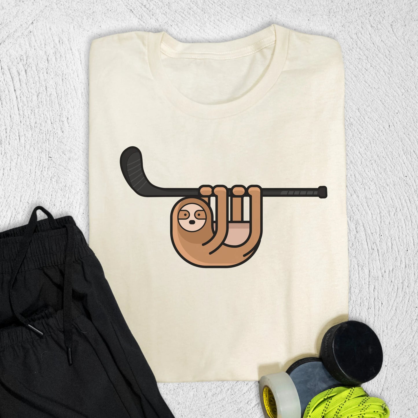 Slothin' Around T-Shirt S / Natural T-Shirt