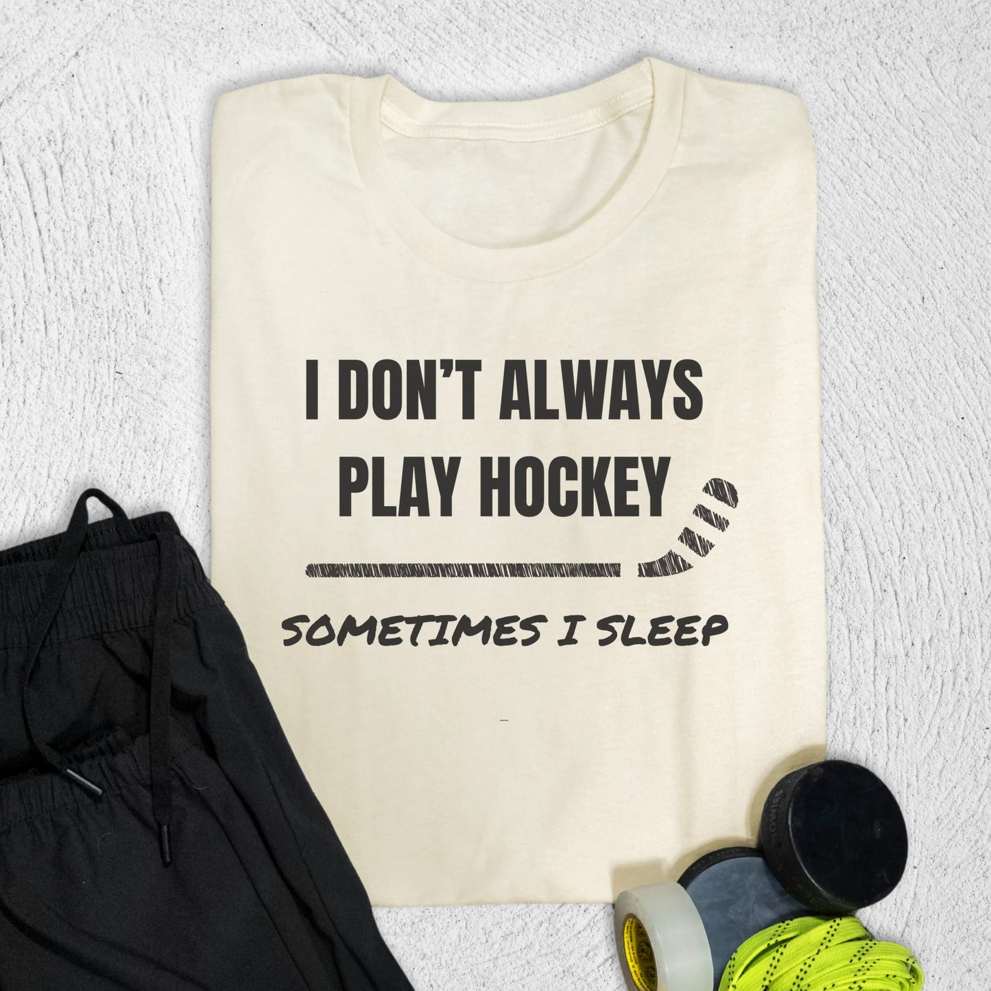 Sometimes I Sleep T-Shirt S / Natural T-Shirt