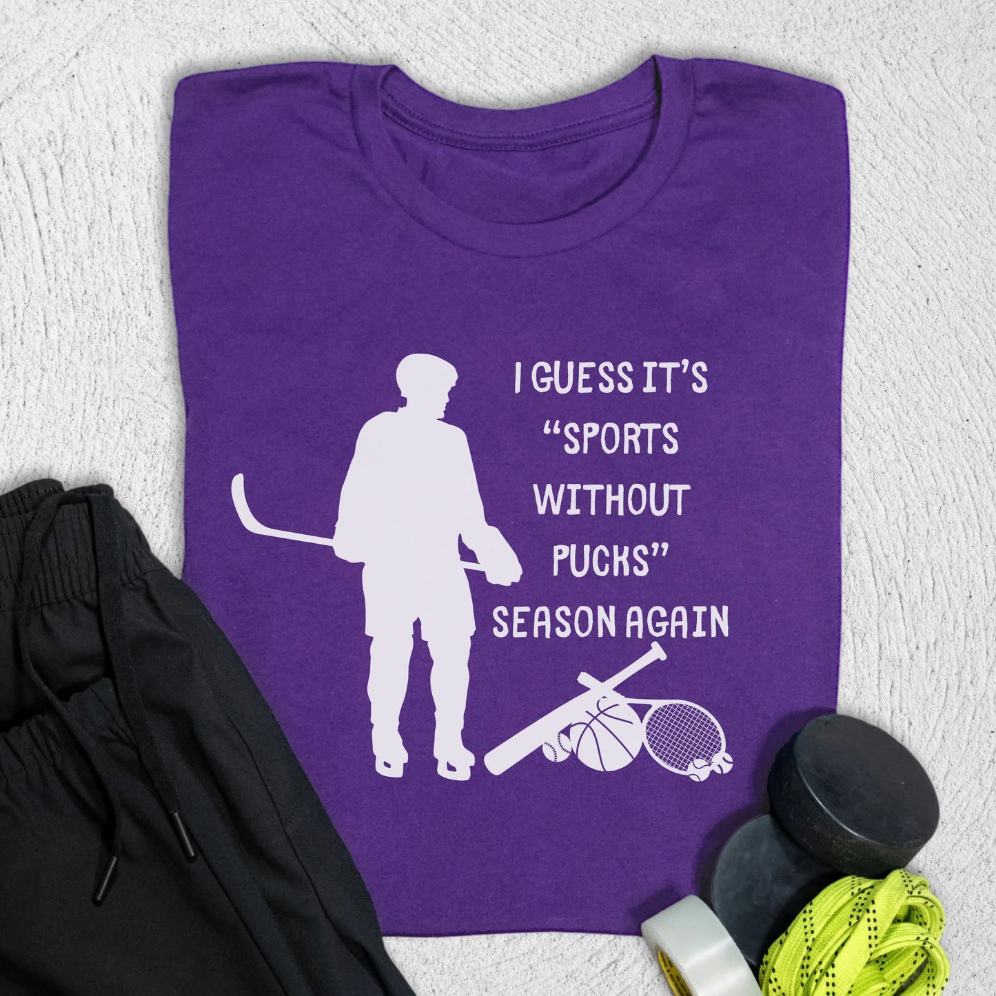 Sports Without Pucks T-Shirt Team Purple / S T-Shirt