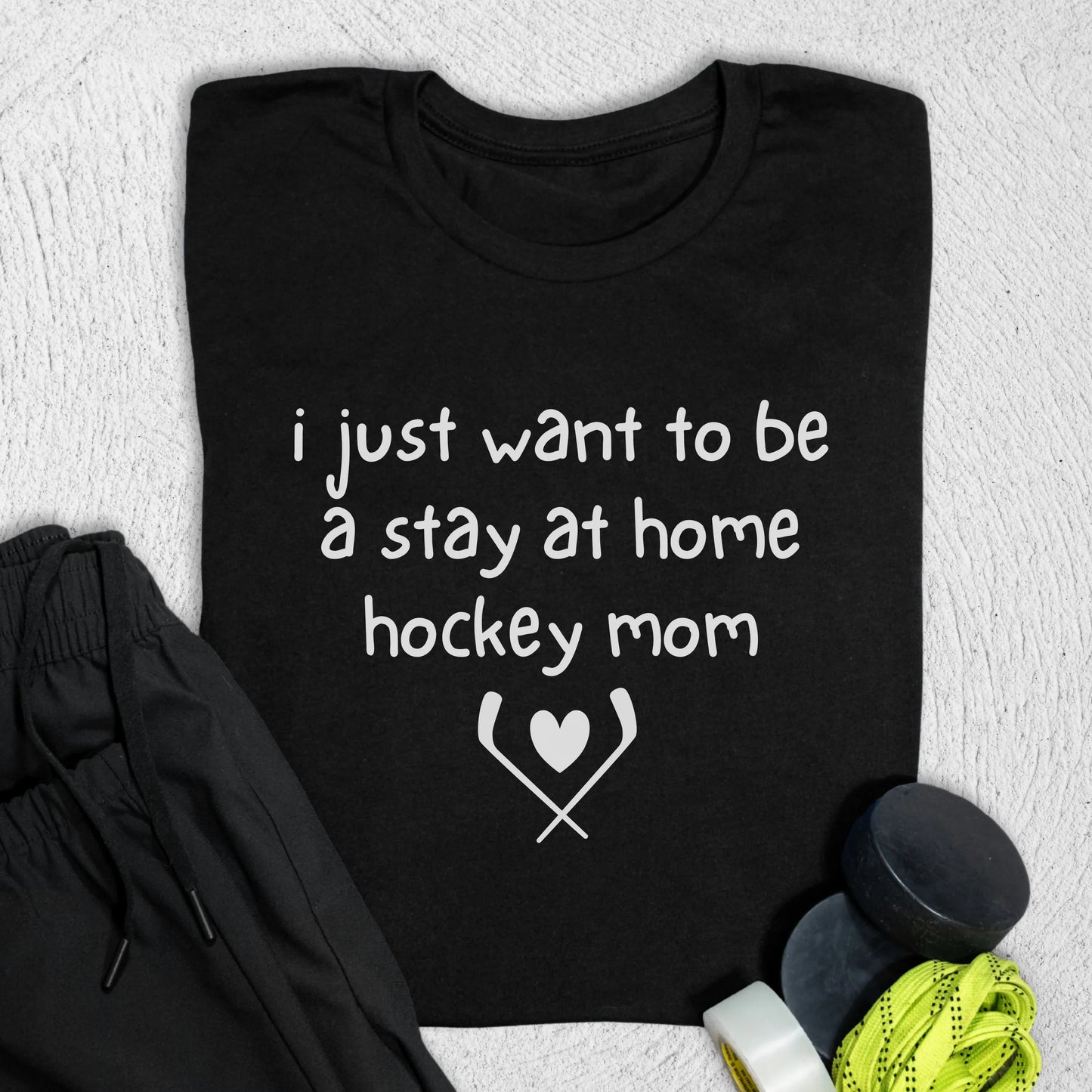 Stay at Home T-Shirt Black / S T-Shirt