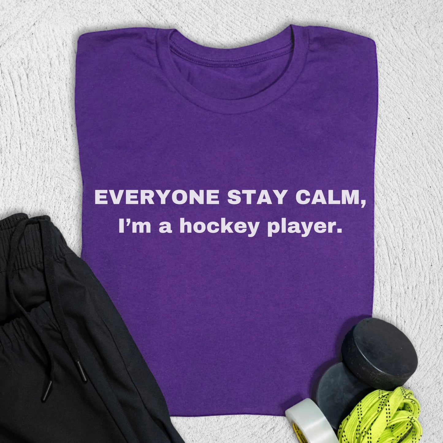 Stay Calm T-Shirt Team Purple / S T-Shirt