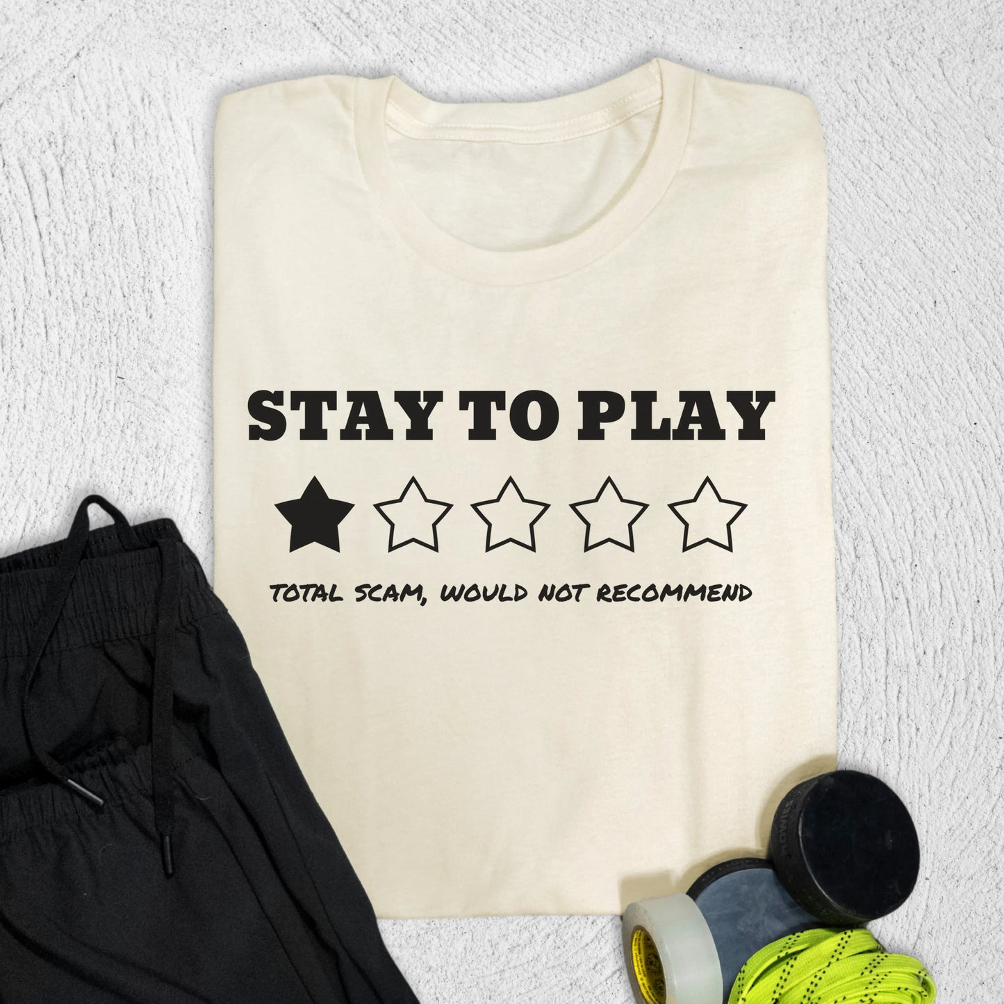 Stay to Play T-Shirt Natural / S T-Shirt