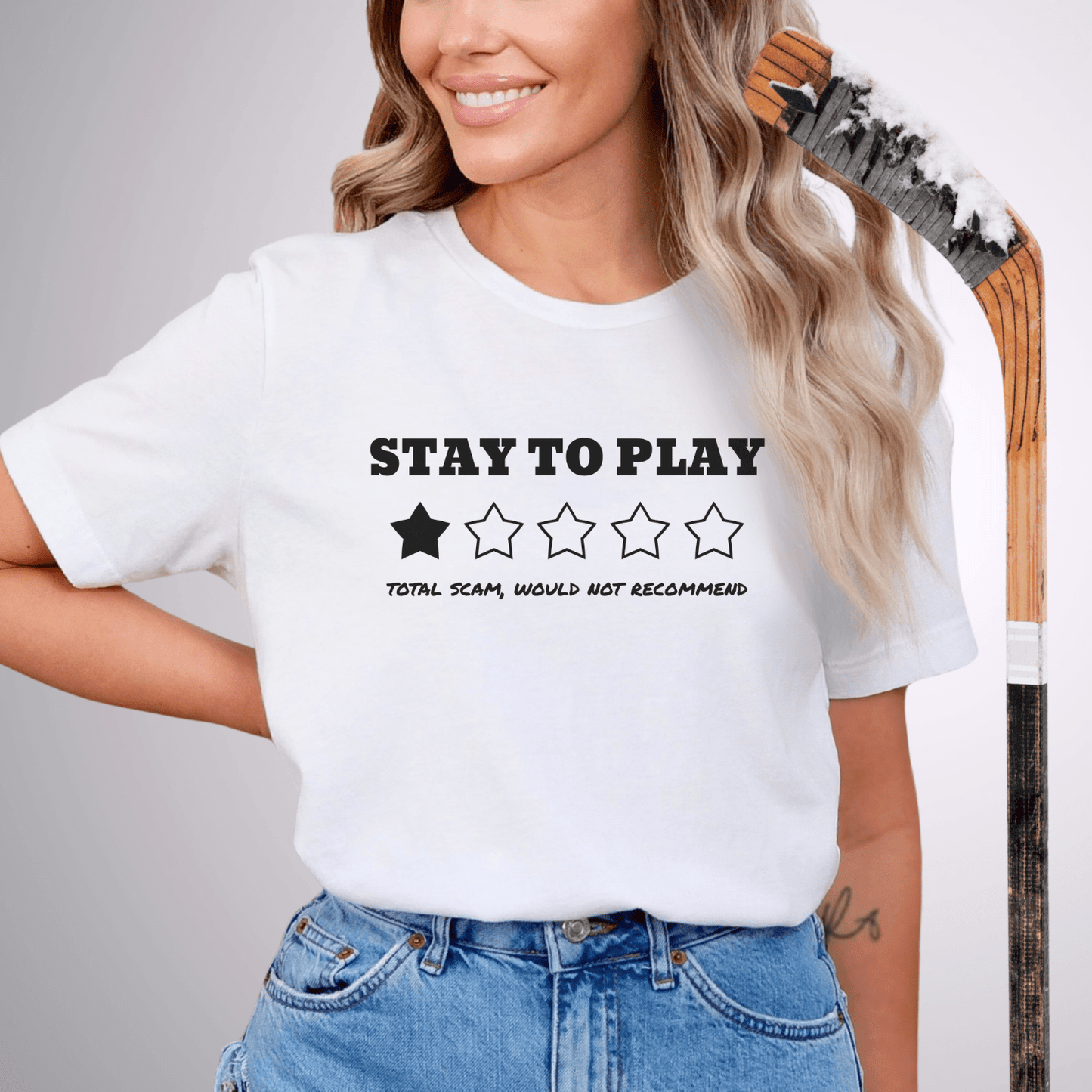 Stay to Play T-Shirt White / S T-Shirt
