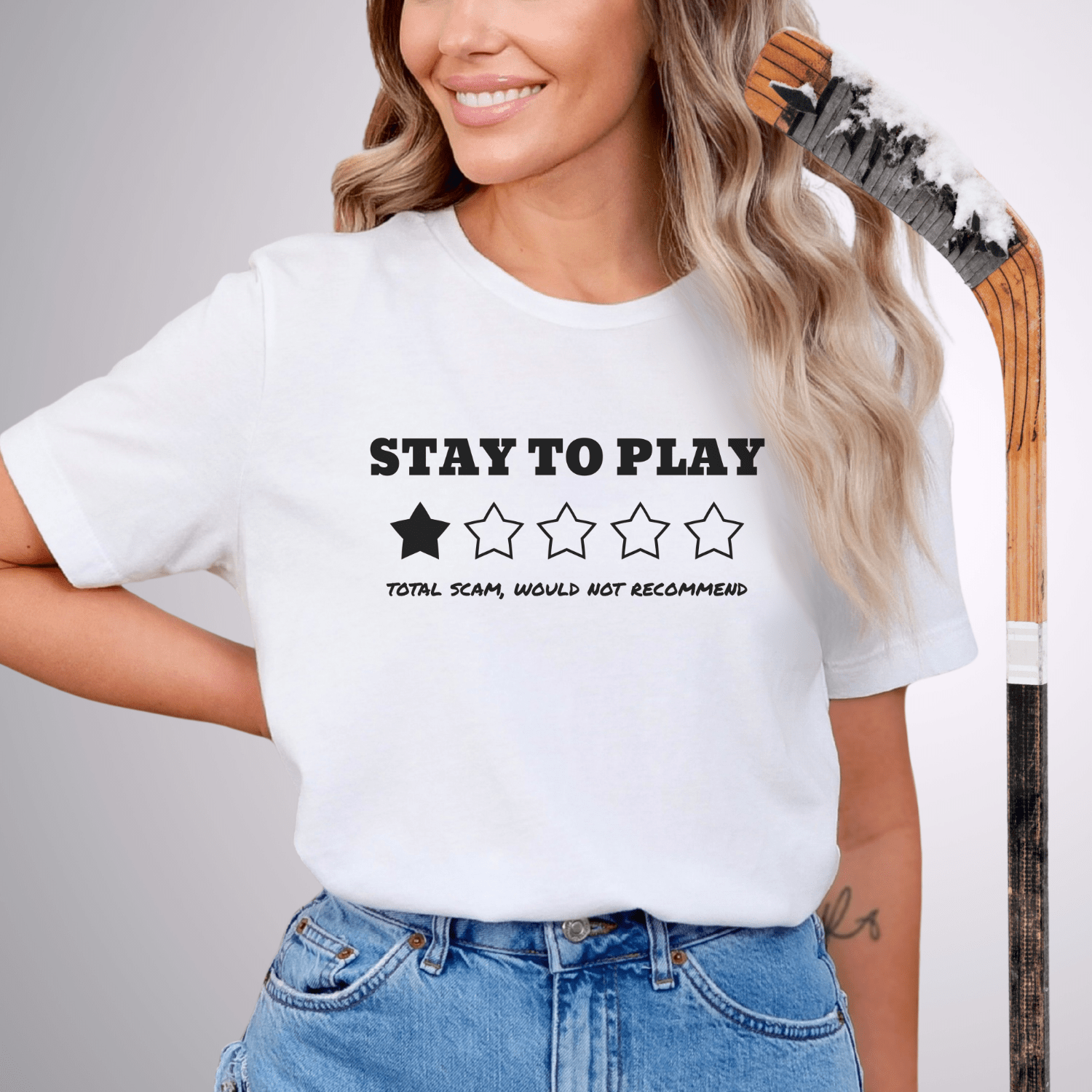 Stay to Play T-Shirt White / S T-Shirt