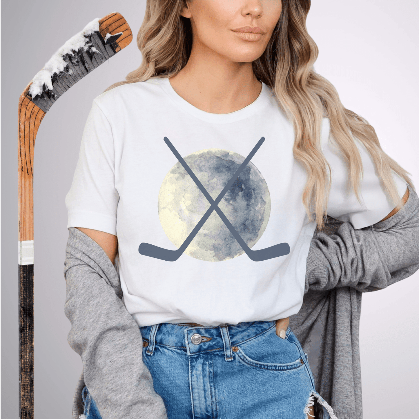 Sticks + Moon T-Shirt White / S T-Shirt