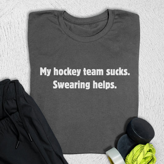 Swearing Helps T-Shirt S / Asphalt T-Shirt