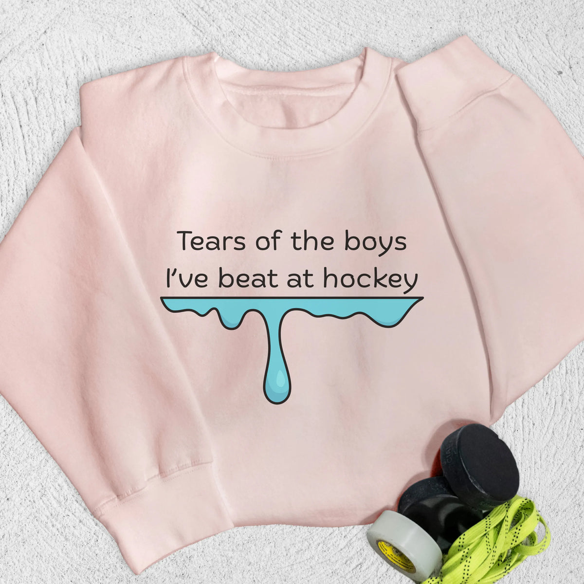 Tears Sweatshirt S / Pale Pink Sweatshirt