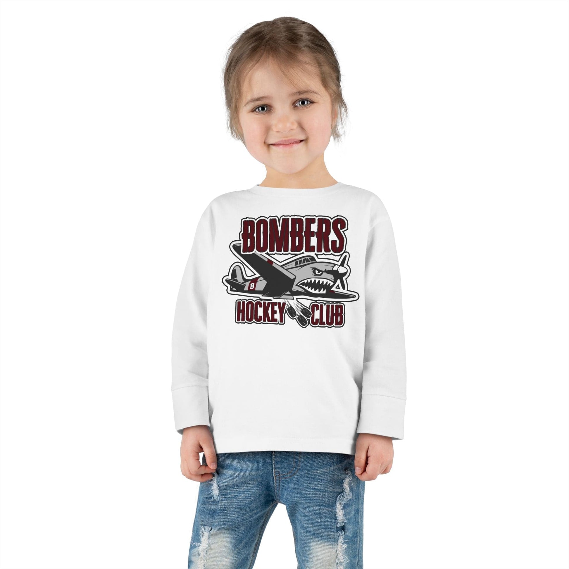 Toddler Long Sleeve T-Shirt | Custom Name + Number Option Kids clothes