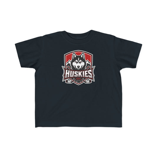 Toddler T-Shirt | Custom Name + Number Option 2T / Black Kids clothes
