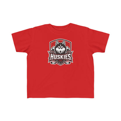Toddler T-Shirt | Custom Name + Number Option 2T / Red Kids clothes