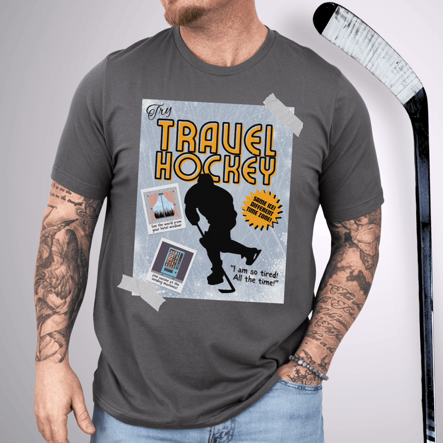 Travel Hockey T-Shirt Asphalt / S T-Shirt