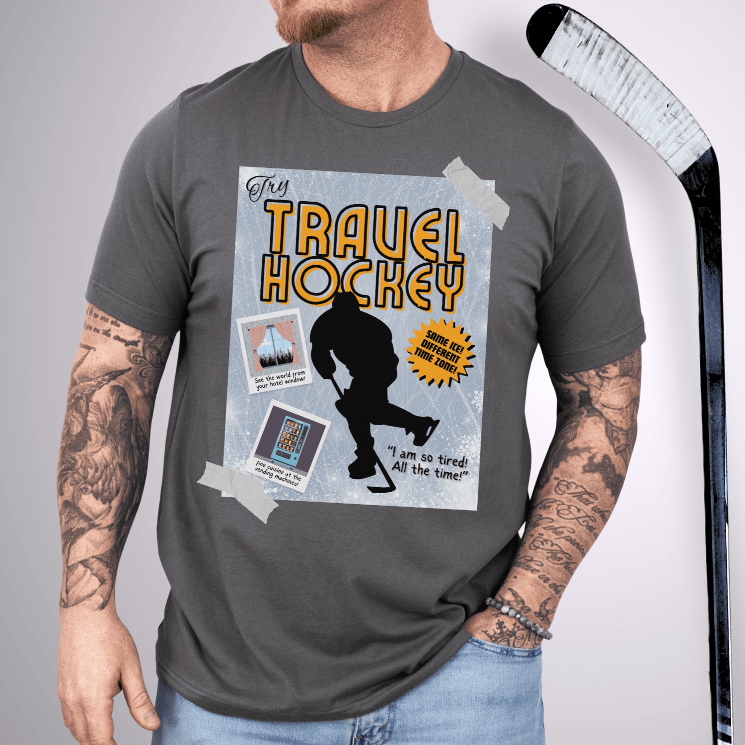 Travel Hockey T-Shirt Asphalt / S T-Shirt