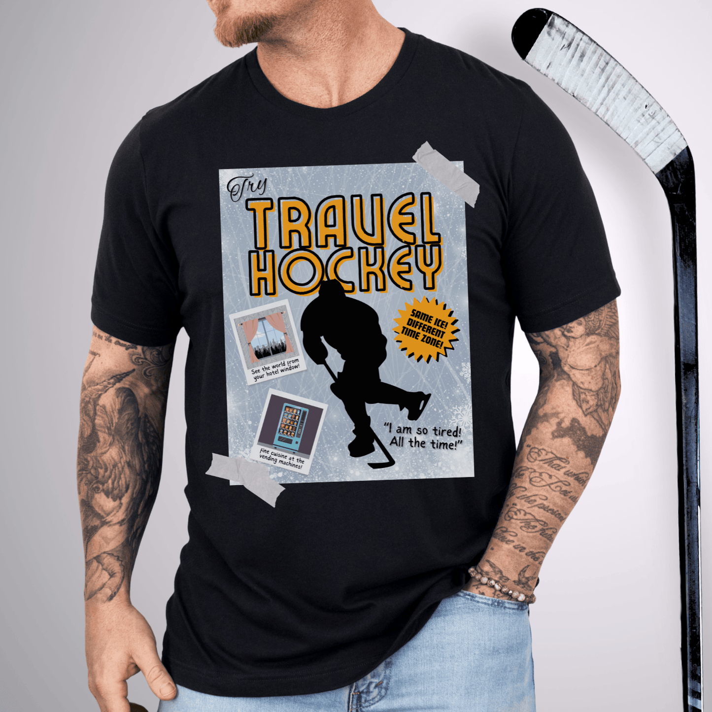 Travel Hockey T-Shirt Black / S T-Shirt
