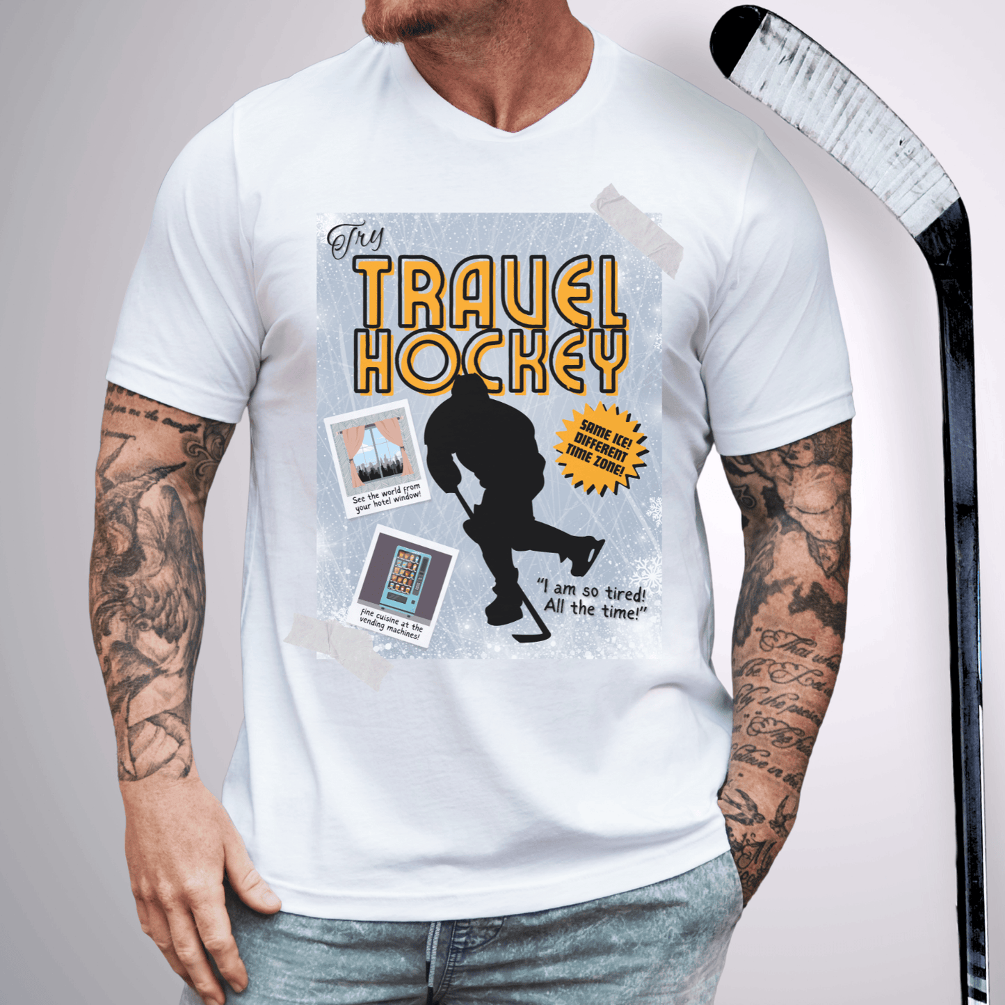 Travel Hockey T-Shirt White / S T-Shirt