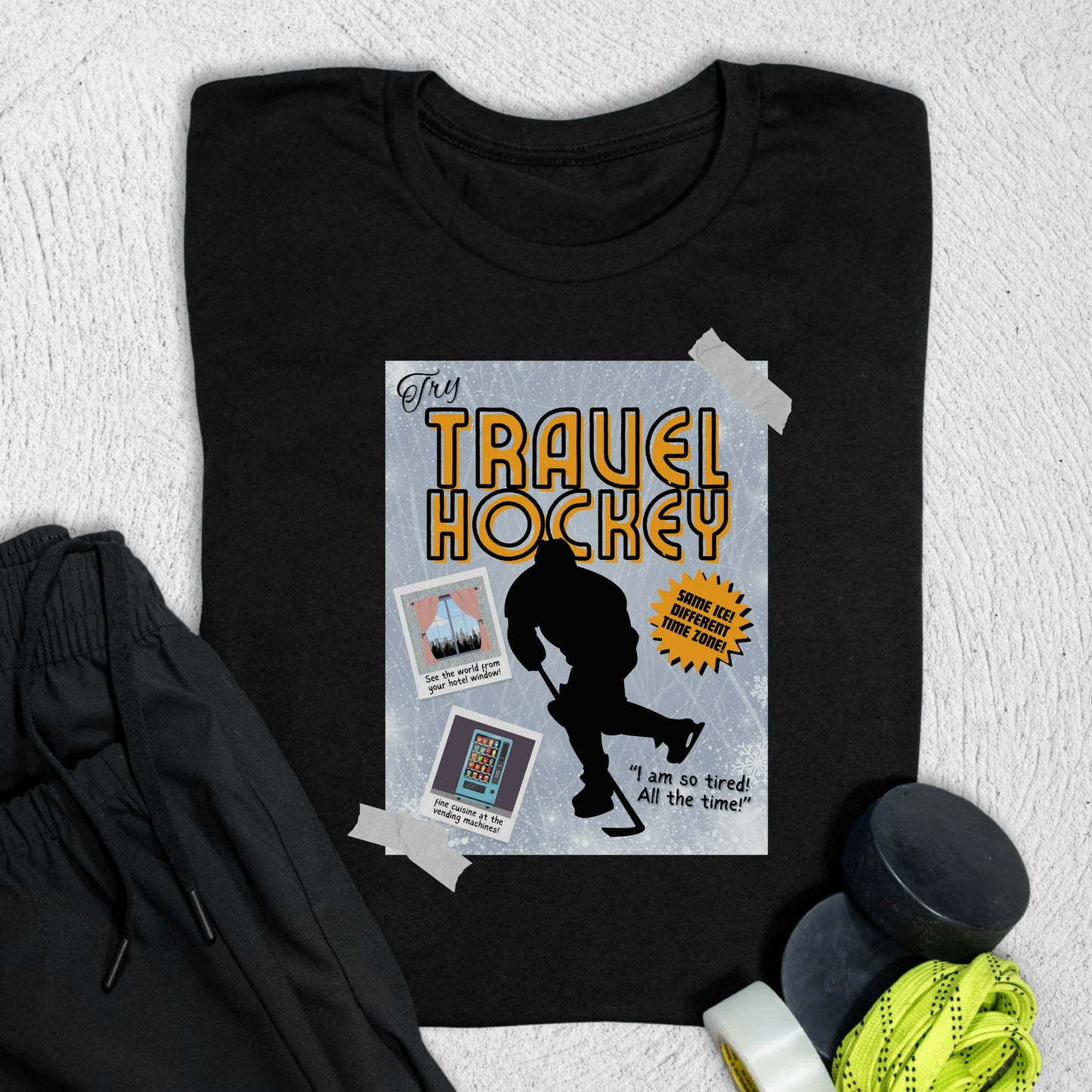 Travel Poster T-Shirt Black / S T-Shirt