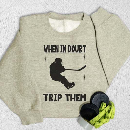 Trip Them Sweatshirt S / Oatmeal Heather Sweatshirt