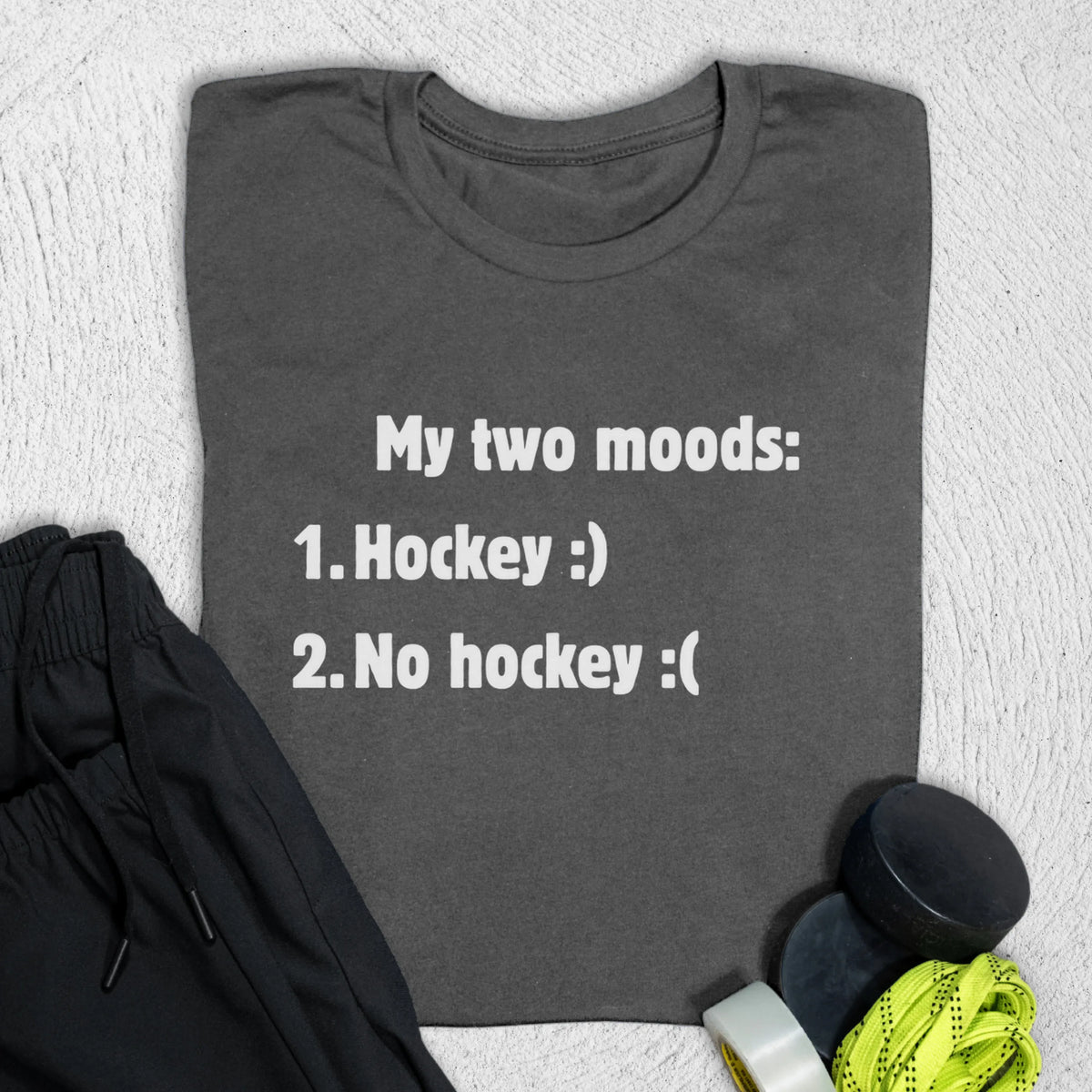 Two Moods T-Shirt S / Asphalt T-Shirt