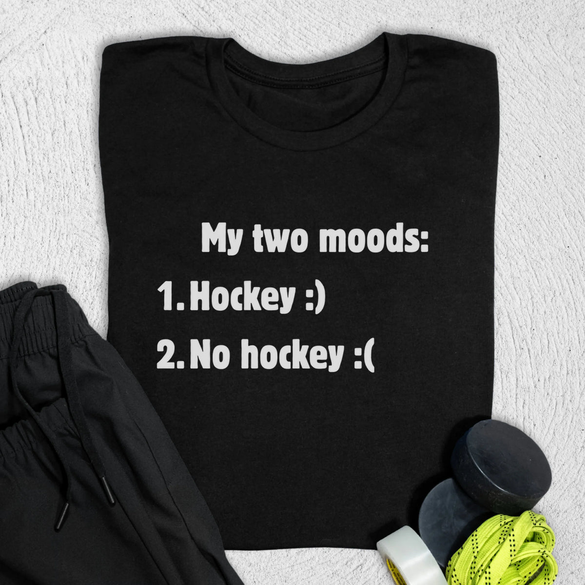 Two Moods T-Shirt S / Black T-Shirt