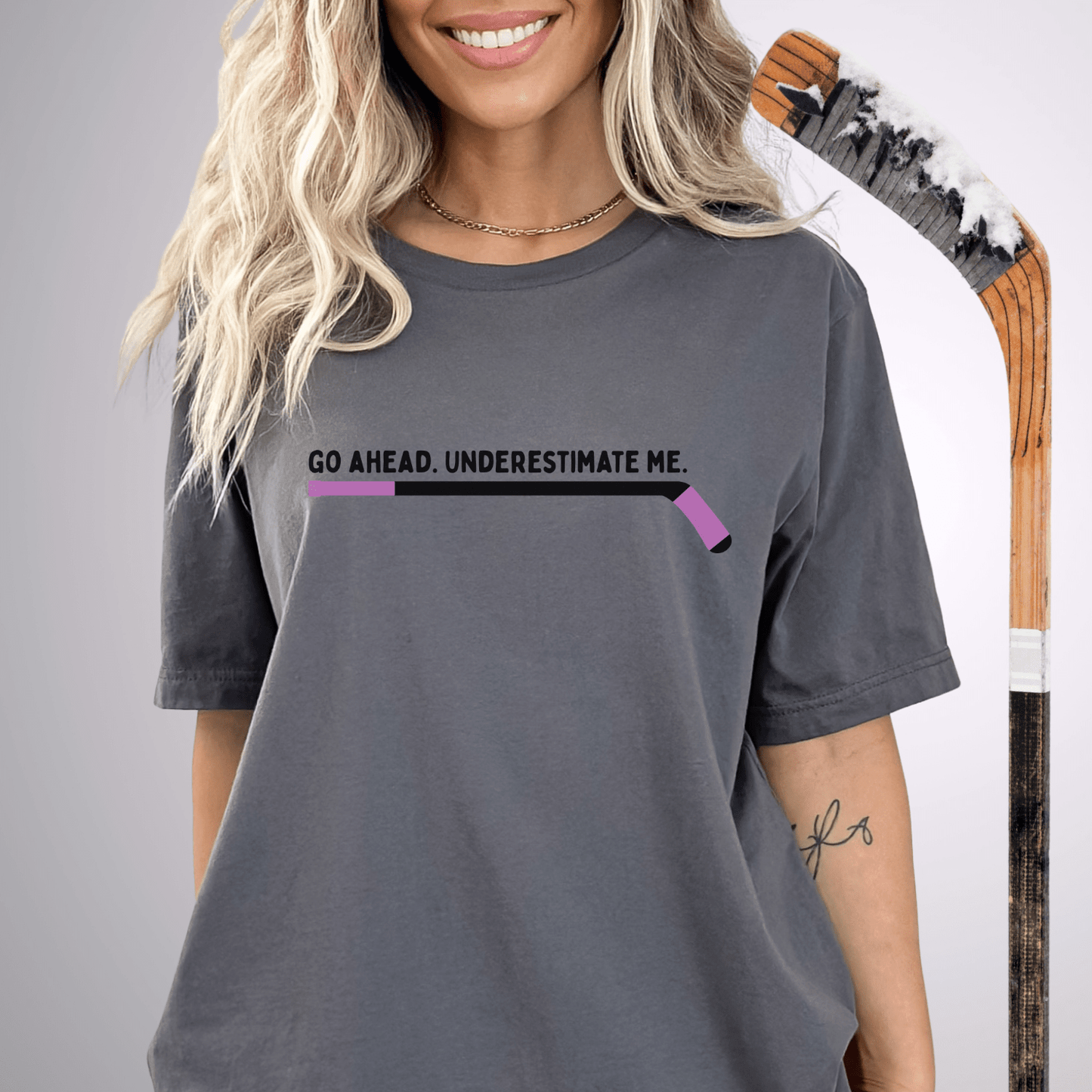 Underestimate Me T-Shirt Asphalt / S T-Shirt