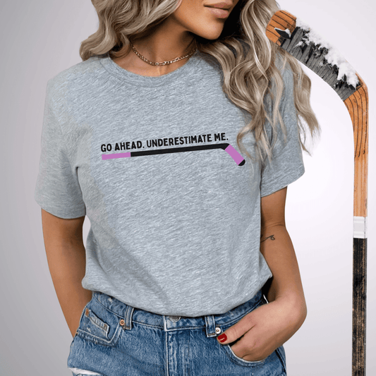 Underestimate Me T-Shirt Athletic Heather / S T-Shirt