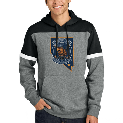 Unisex Fleece Colorblock Hoodie | Custom Name + Number Option Hoodie