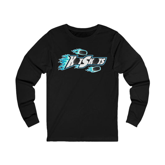 Unisex Long Sleeve T-Shirt | Custom Name + Number Option S / Black Long-sleeve