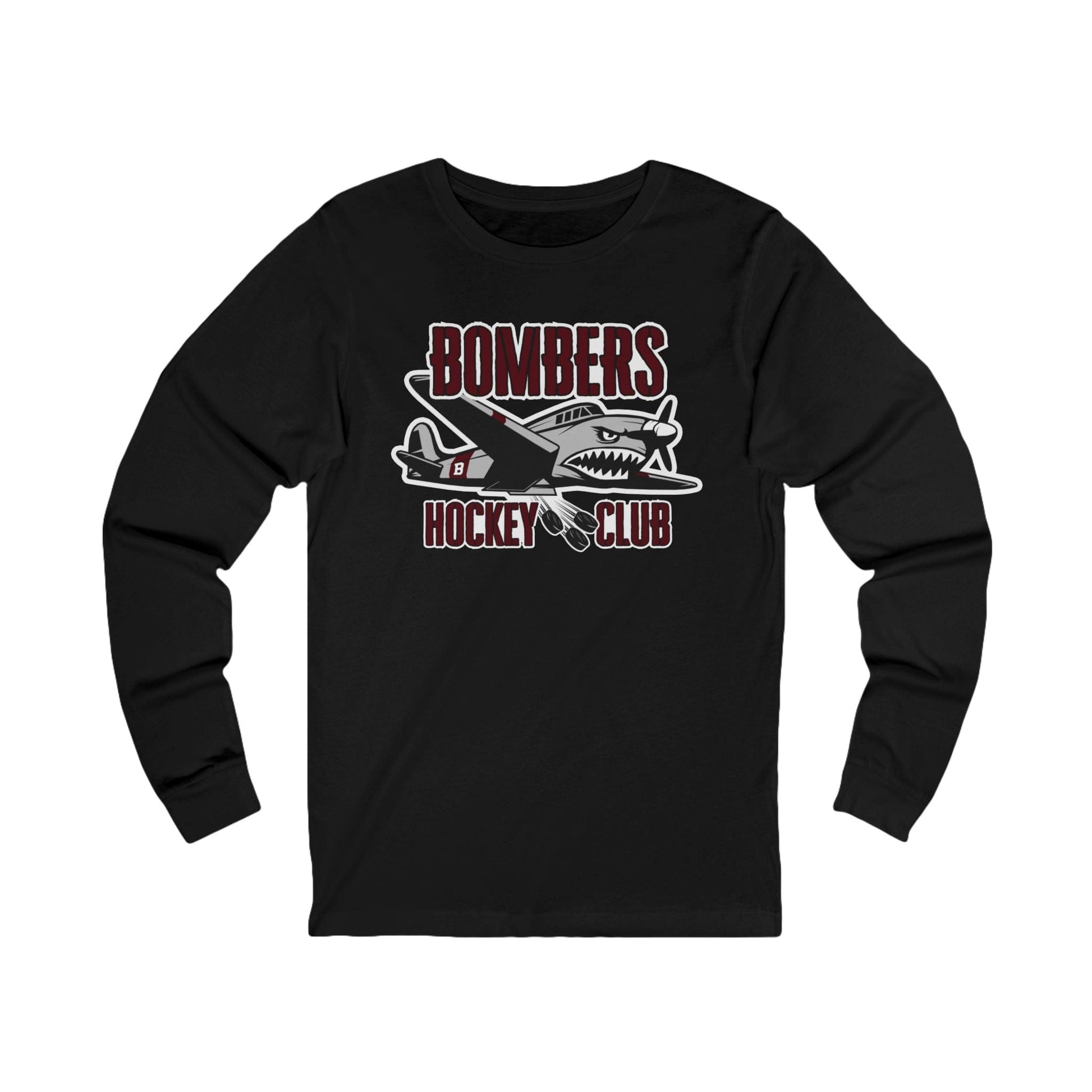 Unisex Long Sleeve T-Shirt | Custom Name + Number Option S / Black Long-sleeve