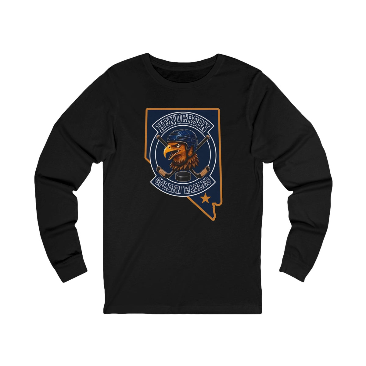 Unisex Long Sleeve T-Shirt | Custom Name + Number Option S / Black Long-sleeve