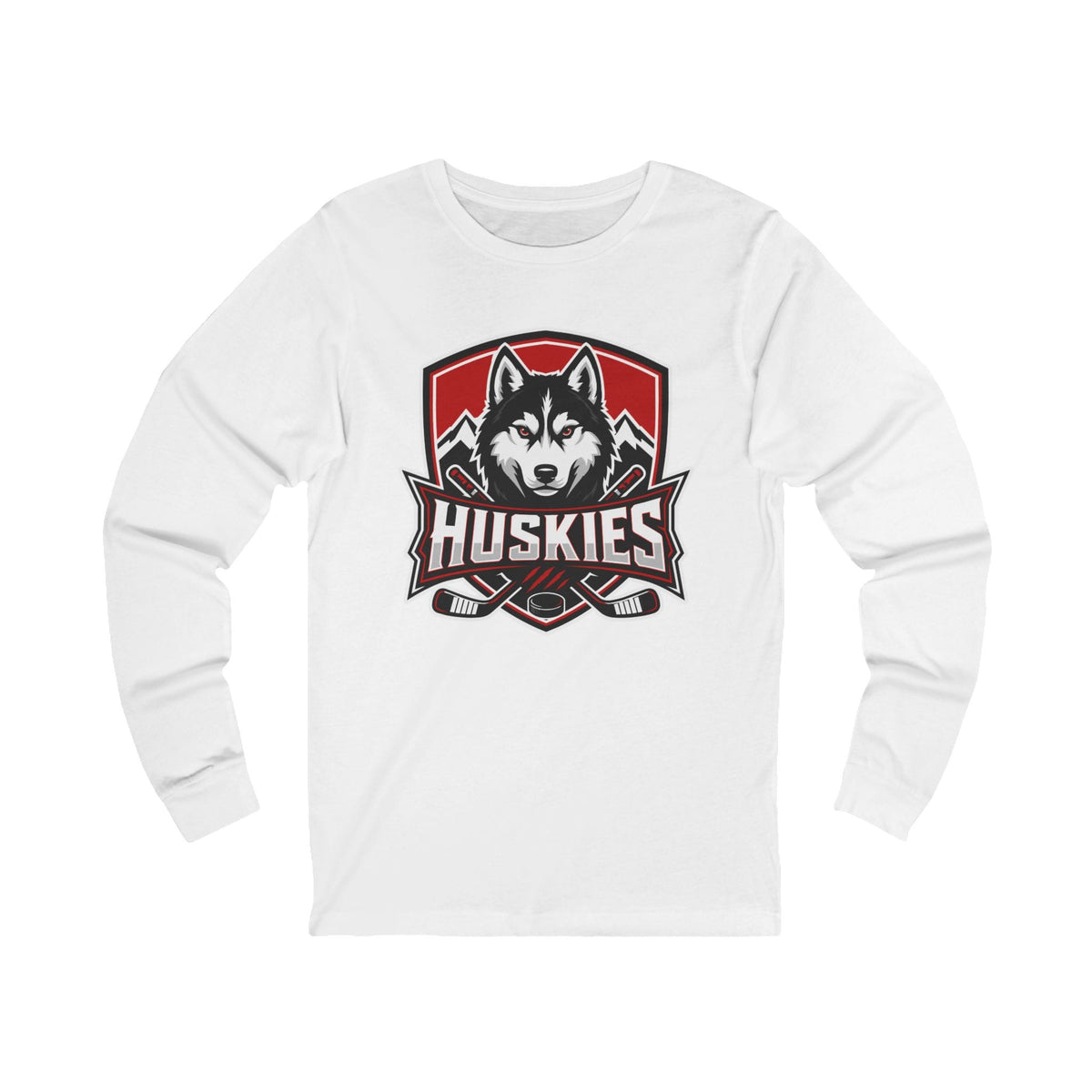 Unisex Long Sleeve T-Shirt | Custom Name + Number Option S / White Long-sleeve
