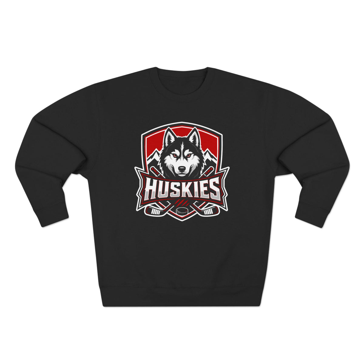 Unisex Sweatshirt | Custom Name + Number Option S / Black Sweatshirt