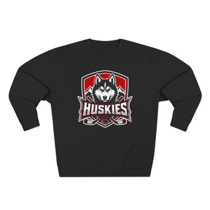 Unisex Sweatshirt | Custom Name + Number Option S / Black Sweatshirt