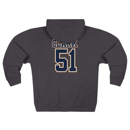 Unisex Zip Hoodie | Custom Name + Number Option Hoodie