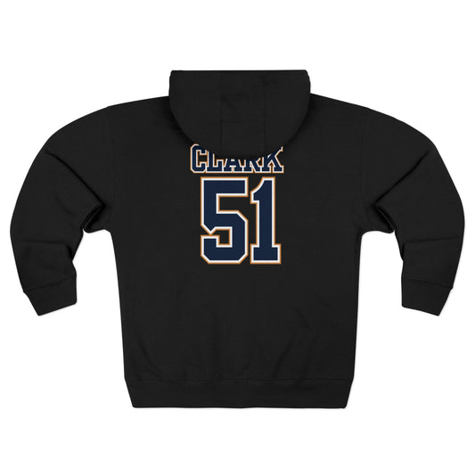 Unisex Zip Hoodie | Custom Name + Number Option Hoodie