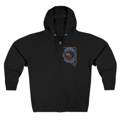 Unisex Zip Hoodie | Custom Name + Number Option S / Black Hoodie