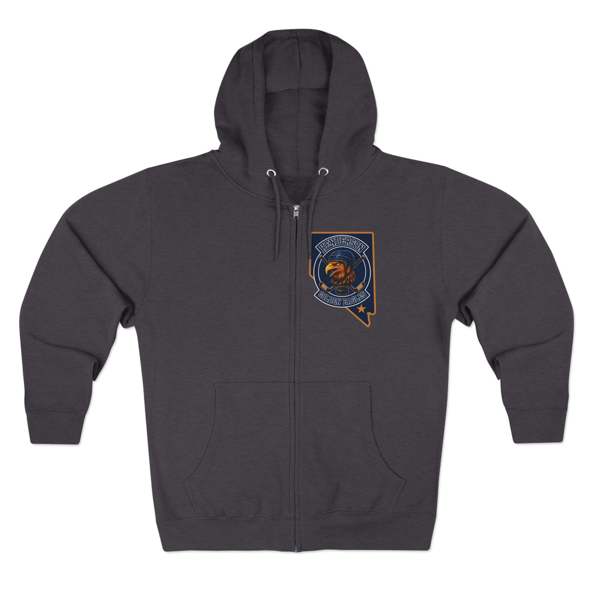 Unisex Zip Hoodie | Custom Name + Number Option S / Charcoal Heather Hoodie
