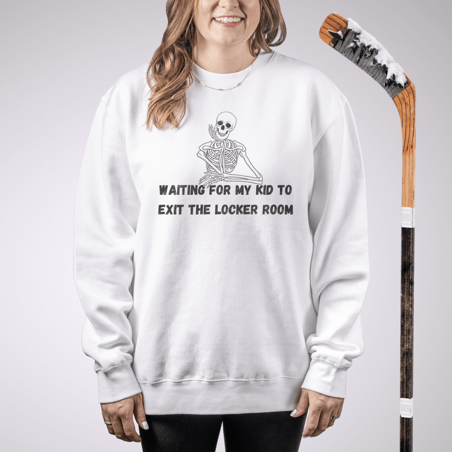 Waiting Sweatshirt S / White Sweatshirt
