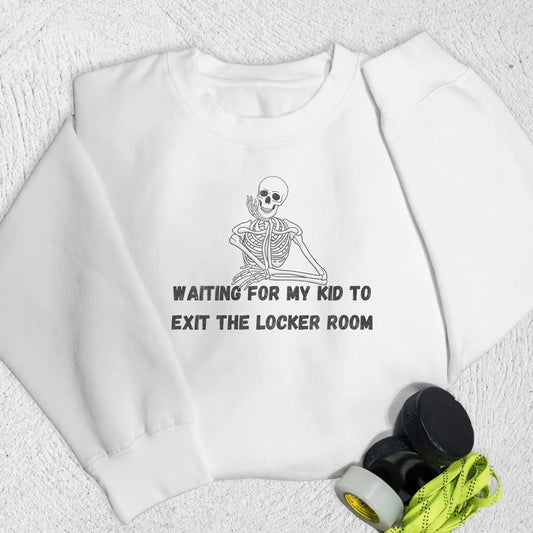 Waiting Sweatshirt S / White Sweatshirt