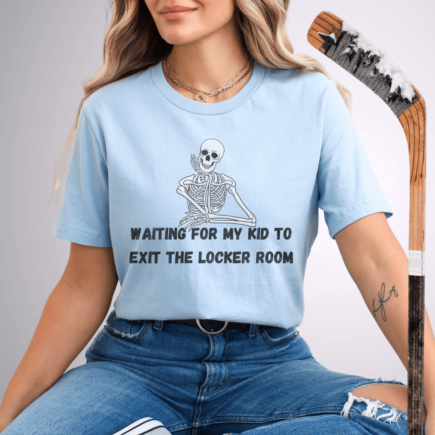 Waiting T-Shirt Baby Blue / S T-Shirt