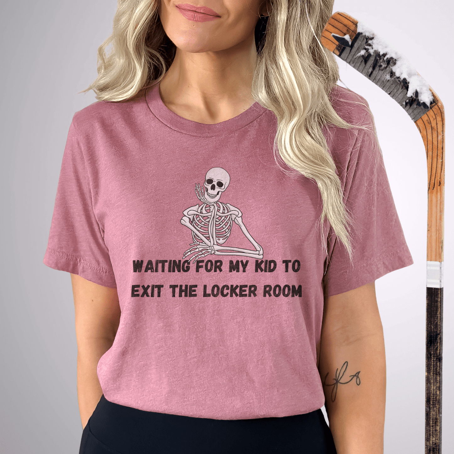 Waiting T-Shirt Heather Mauve / S T-Shirt