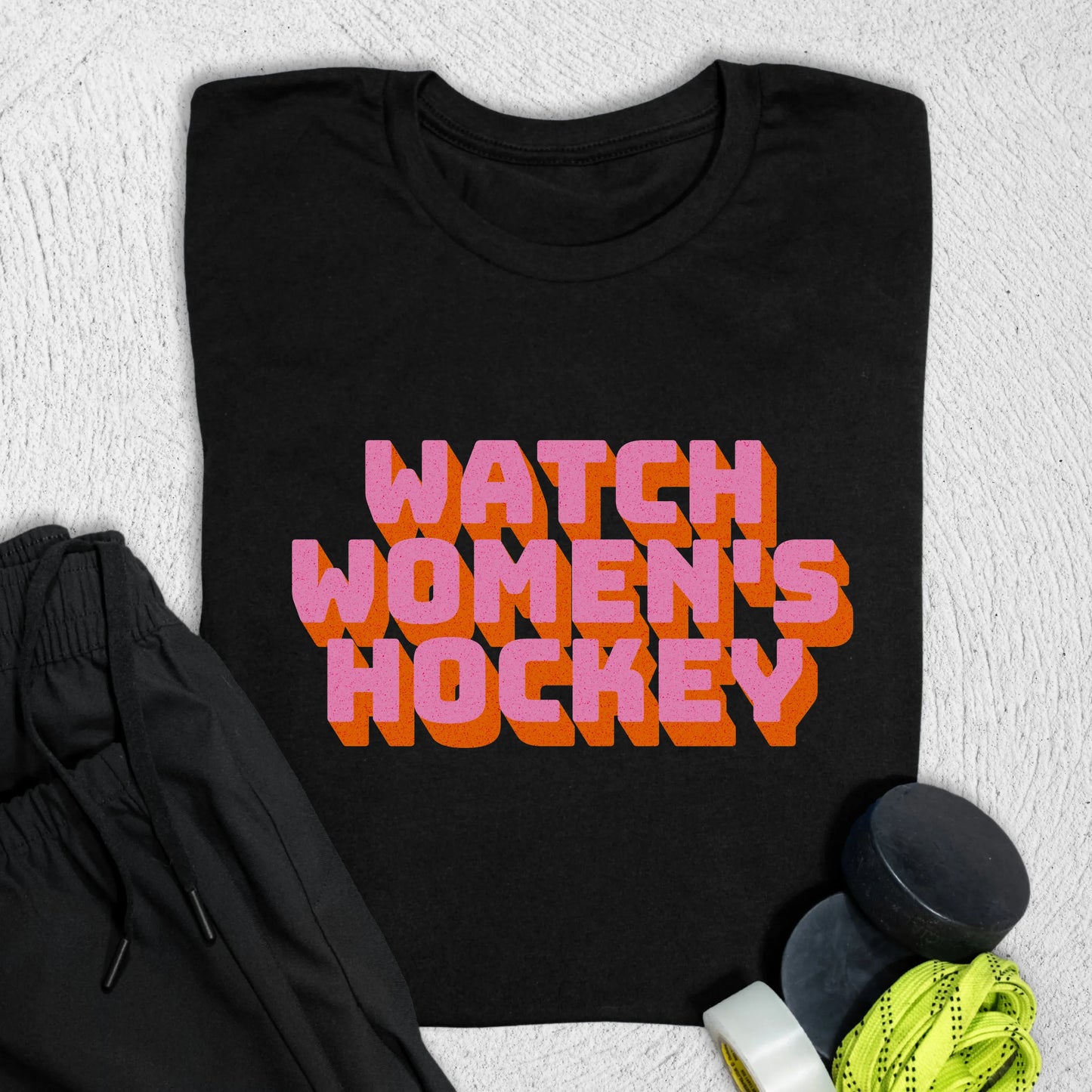 Watch Women's Hockey T-Shirt Black / S T-Shirt
