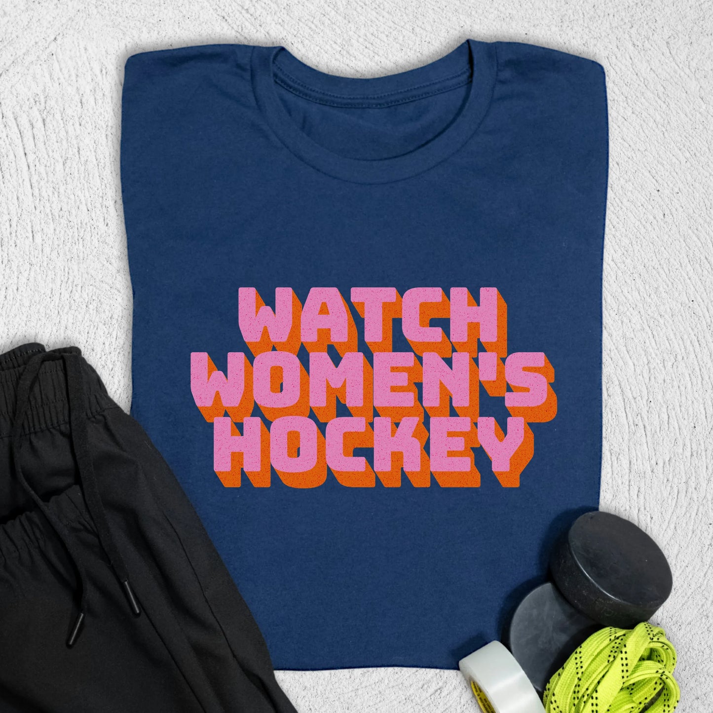 Watch Women's Hockey T-Shirt Navy / S T-Shirt