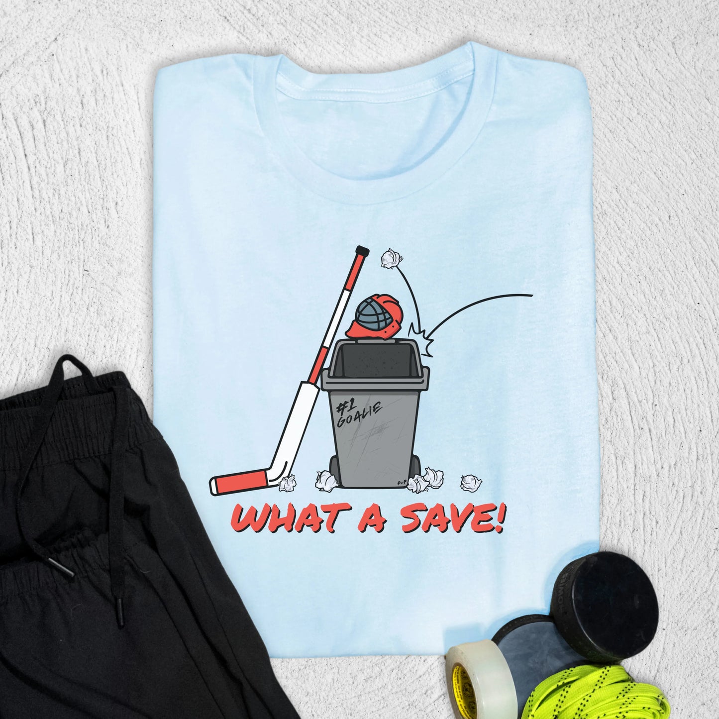 What a Save T-Shirt S / Baby Blue T-Shirt