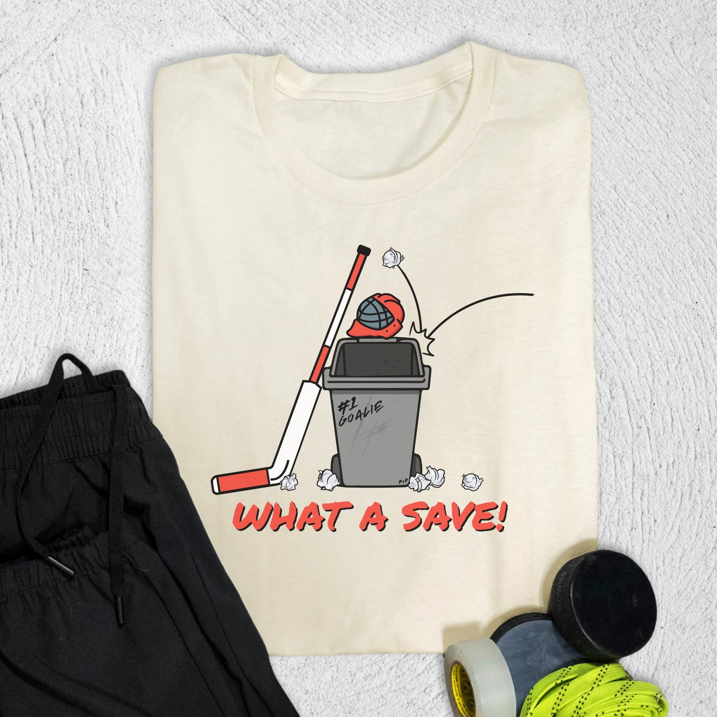 What a Save T-Shirt S / Natural T-Shirt
