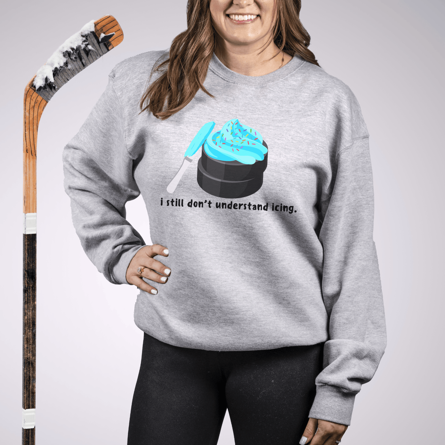 What is Icing Sweatshirt S / Heather Grey Sweatshirt