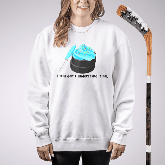 What is Icing Sweatshirt S / White Sweatshirt